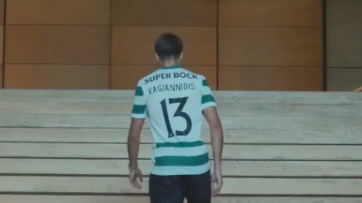 Oficial! Vagiannidis apresentado como jogador do Sporting: "É só o começo..."