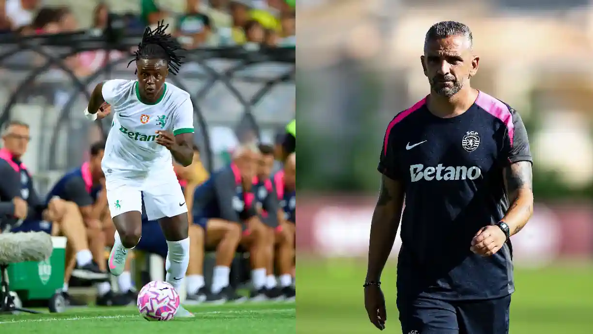 Geovany Quenda impressionou no Sporting - Arouca do último domingo. Ala foi lançado por Rui Borges na segunda parte