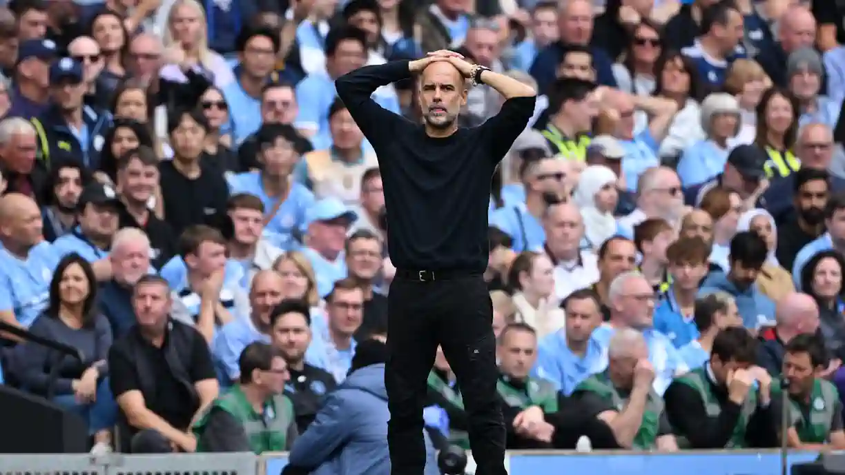 Ex Sporting marca ao Man City e ajuda a derrotar Pep Guardiola