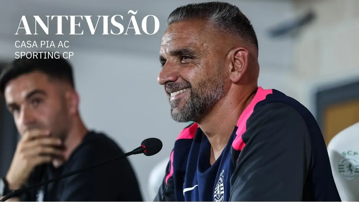 Rui Borges realizou a antevisão ao Casa Pia - Sporting e falou sobre as contratações de Mangas e Vagiannidis