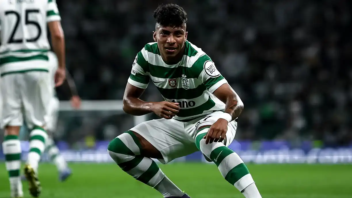 Alisson Santos faz promessa aos adeptos do Sporting após estreia a marcar na Champions
