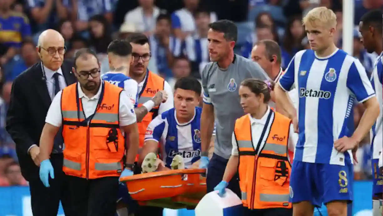 Nehuén Pérez foi operado e recebeu mensagem de craque do Sporting: "Boa recuperação"