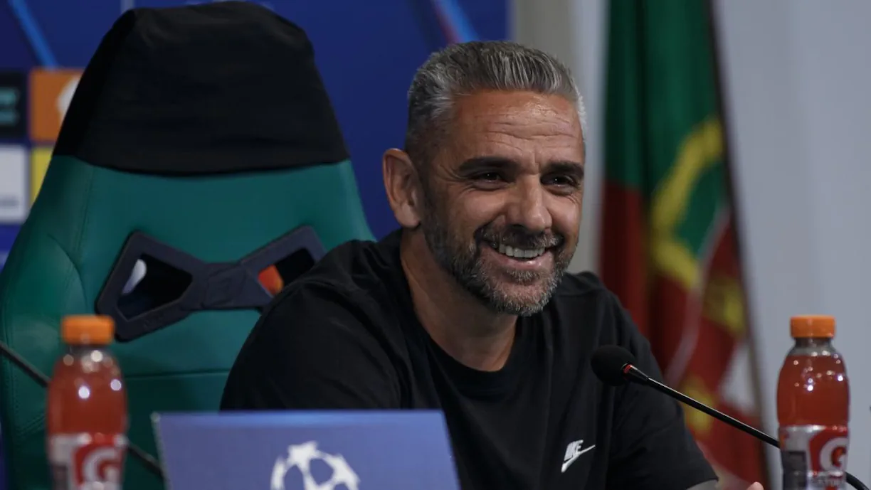 Rui Borges prepara uma alteração cirúrgica para o onze inicial do Sporting