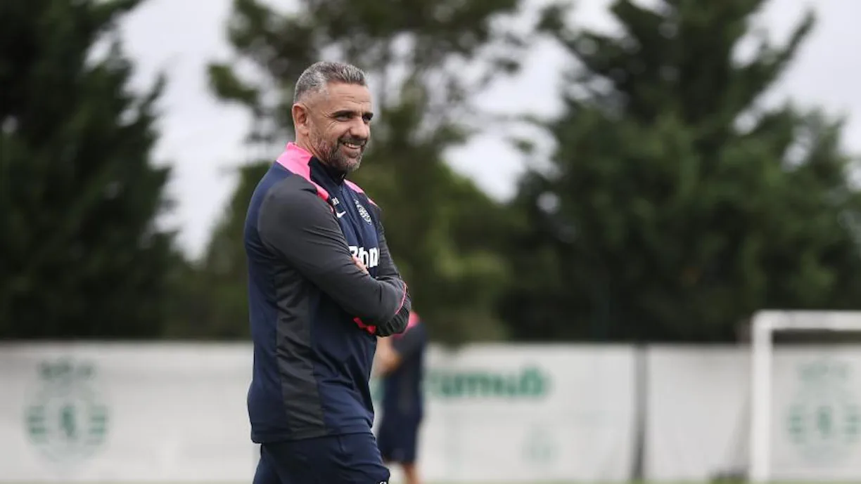 Rui Borges com meia dezena de lesionados no treino do Sporting