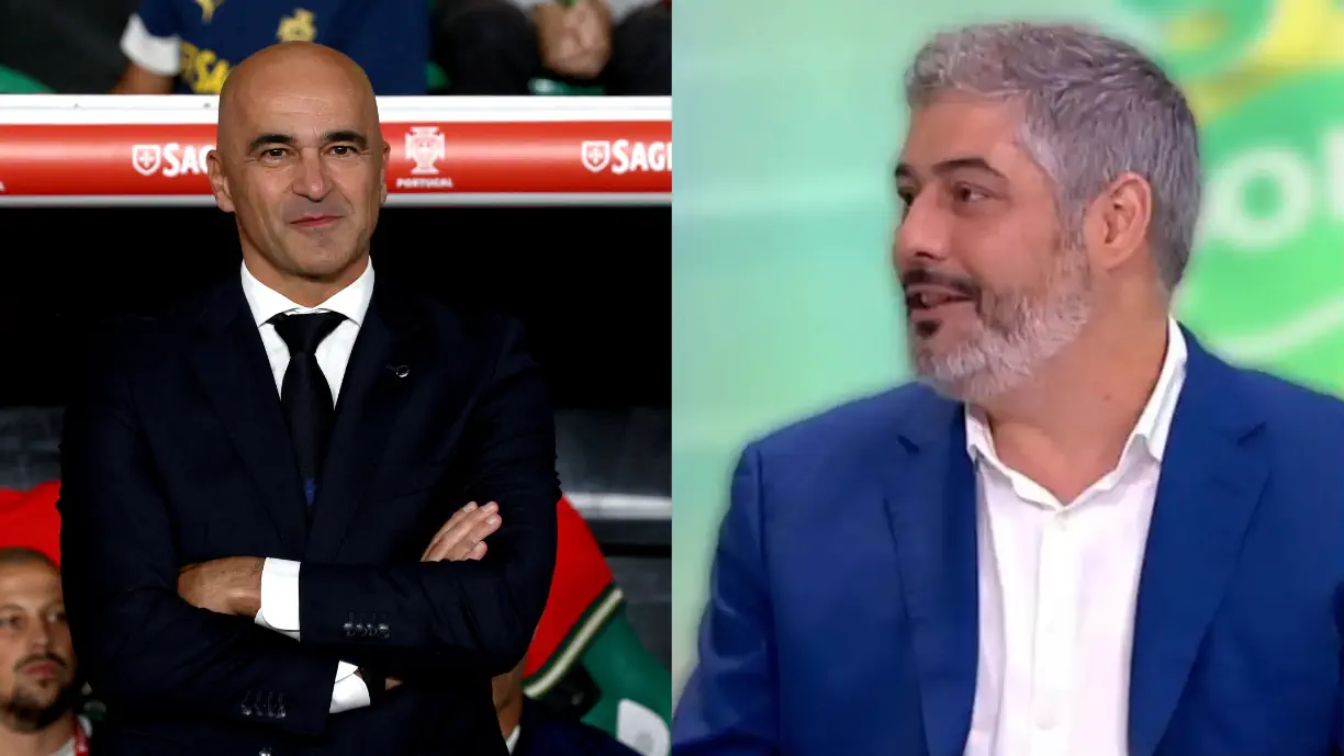 André Pinotes Batista, adepto do Sporting, falou da continuidade de Roberto Martínez após o empate no Portugal - Hungria