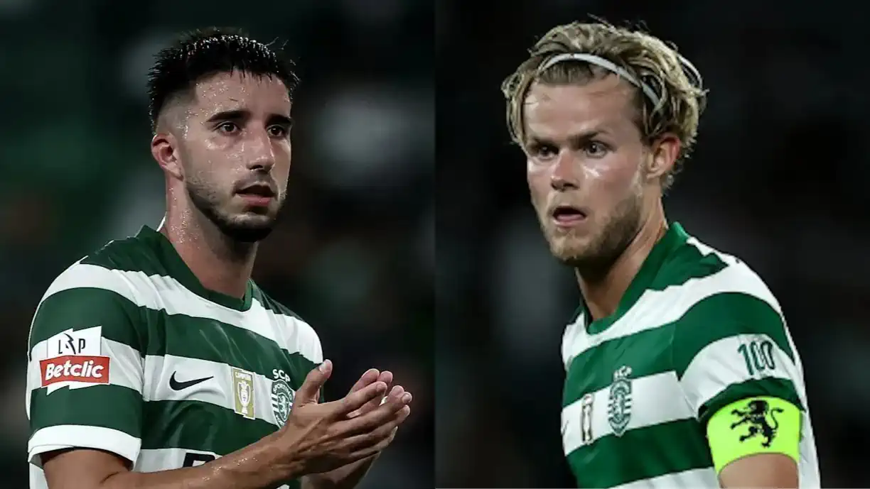 Sporting começa a perceber que Gonçalo Inácio e Morten Hjulmand estão a chegar ao seu limite de fadiga neste arranque de temporada