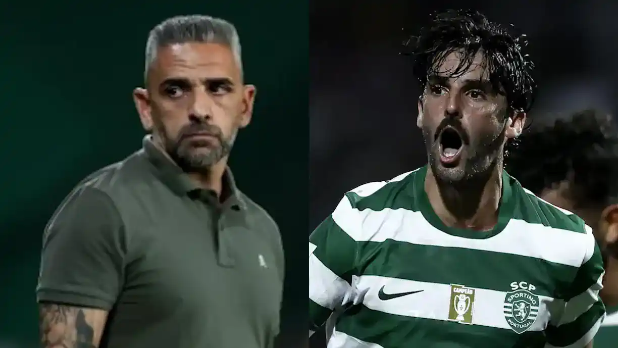 Rui Borges e Francisco Trincão foram condecorados pela FPF como melhor treinador e jogador, respetivamente, pela época no Sporting em 2024/25