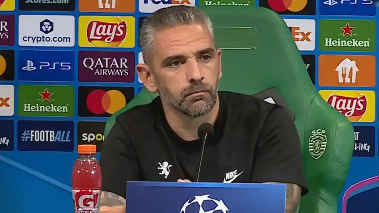 Tudo o que disse Rui Borges na antevisão do Sporting - Marselha da Champions League