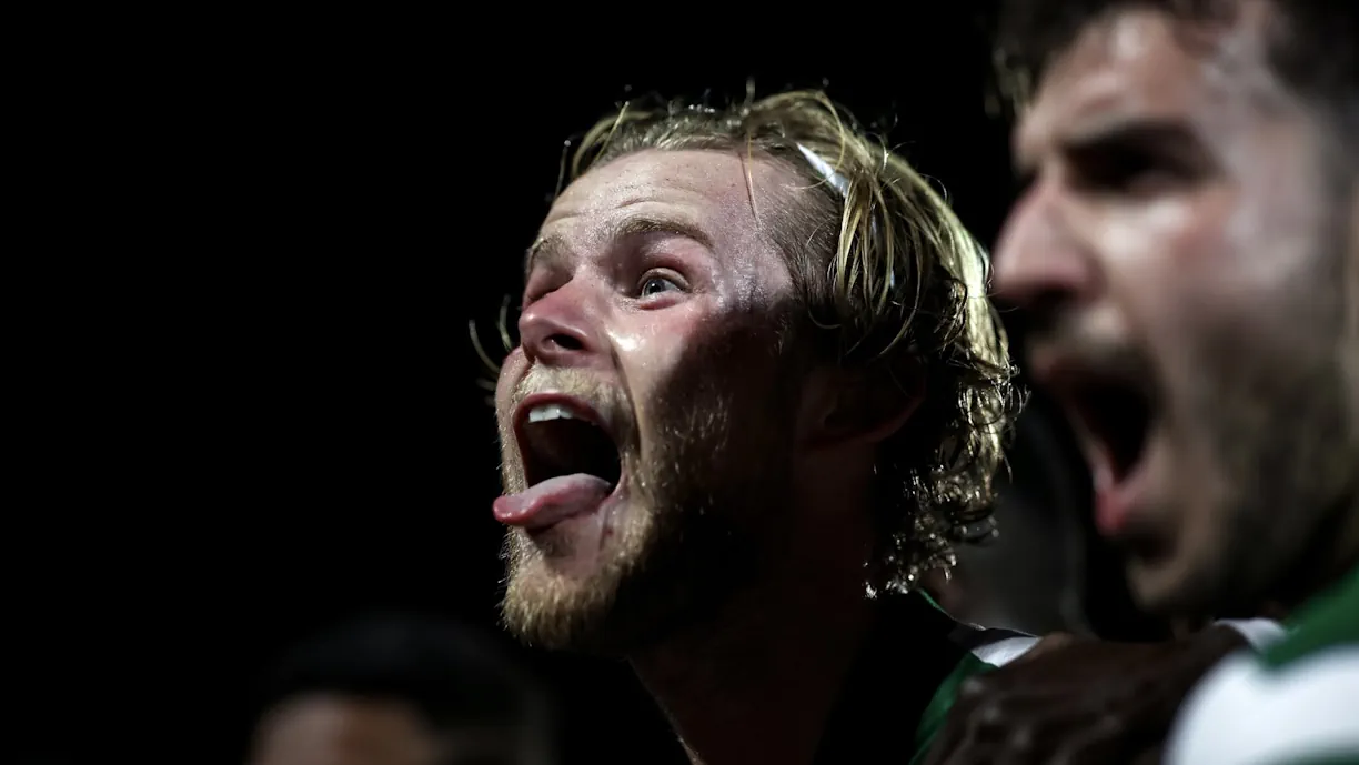 Morten Hjulmand, capitão do Sporting, marcou nos descontos o golo que acabaria por dar a vitória dos leões frente ao Santa Clara