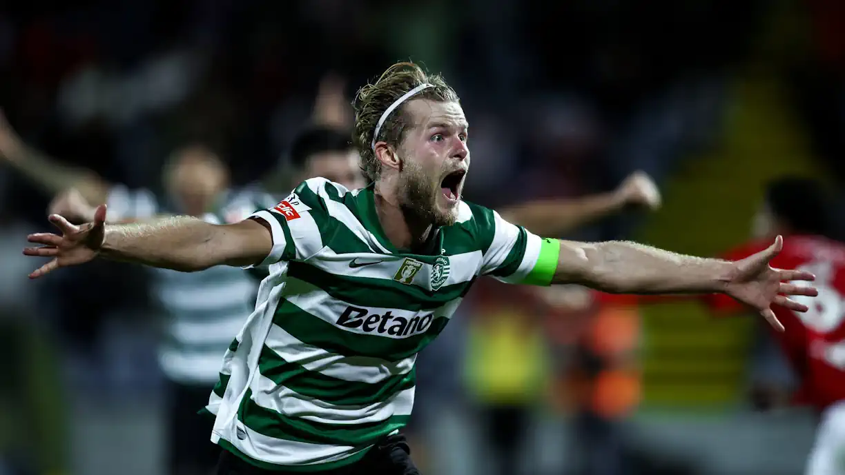 Hjulmand falou sobre golo decisivo que apontou já aos 90+4 minutos do Santa Clara - Sporting, numa altura em que os leões jogavam com 10 unidades