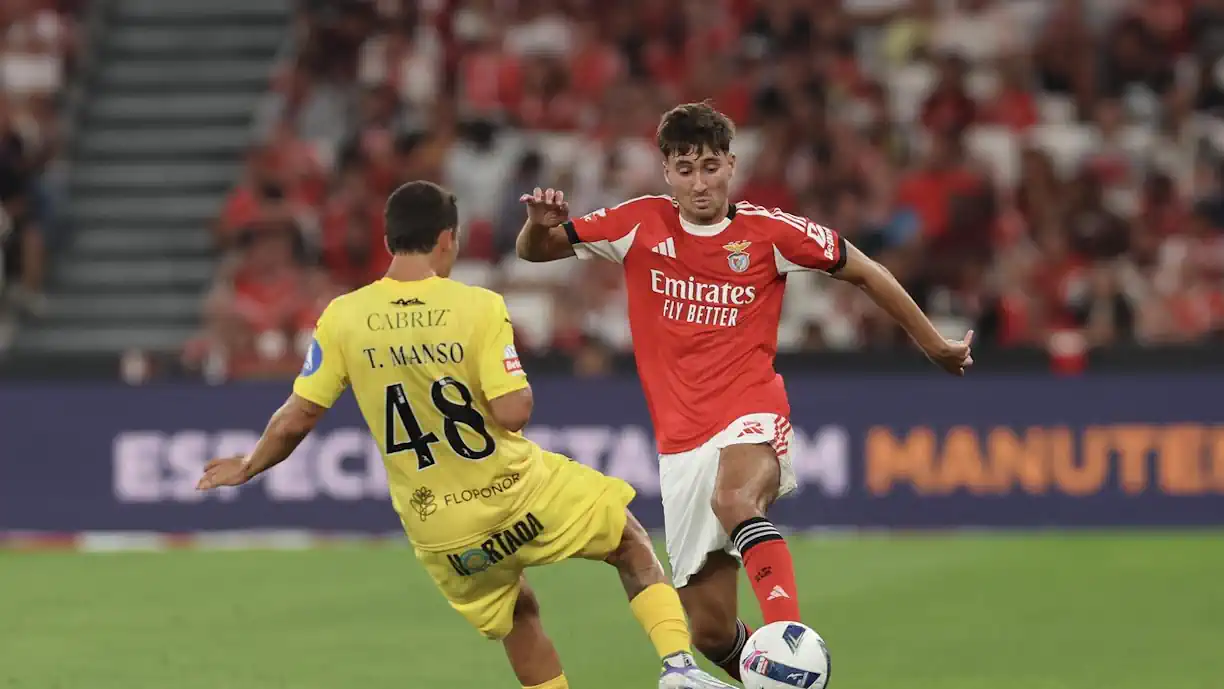Yeremay Hernández foi colega de Rafael Obrador e pode vir a ser reforço do Sporting em janeiro. Fotografia de SL Benfica