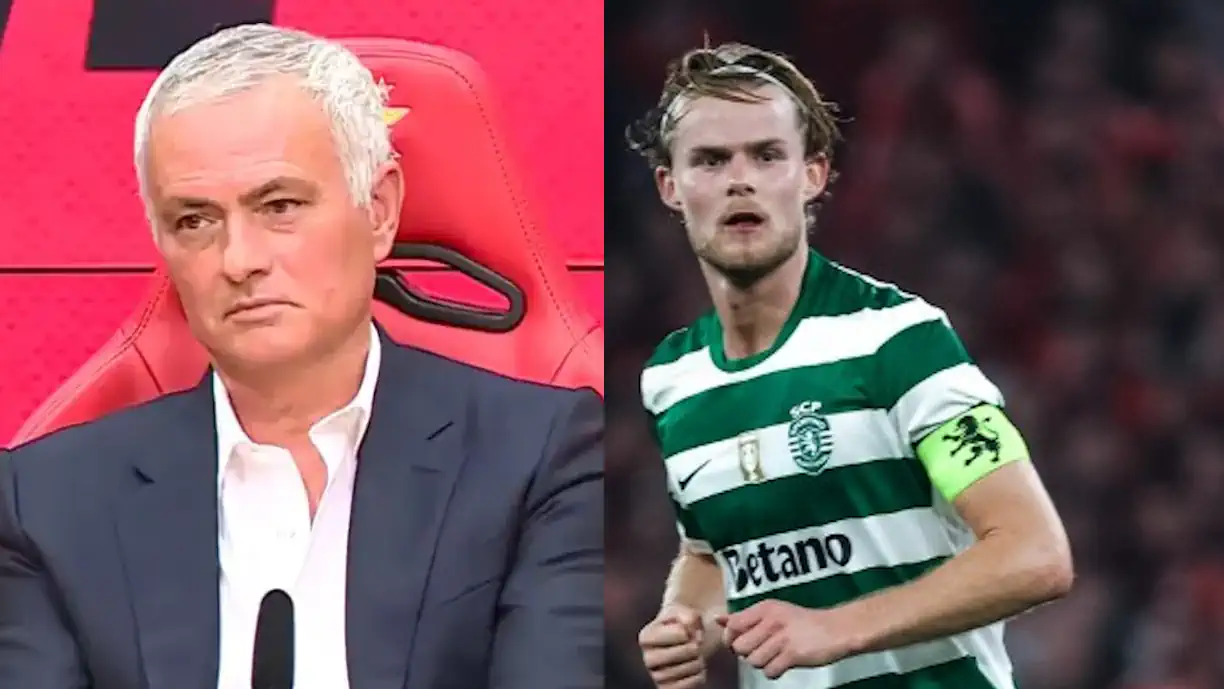 Mourinho disse que Hjulmand fazia muitas faltas, mas não via cartões; No entanto, médio do Sporting é dos que mais amarelos viu na Liga desde 2023