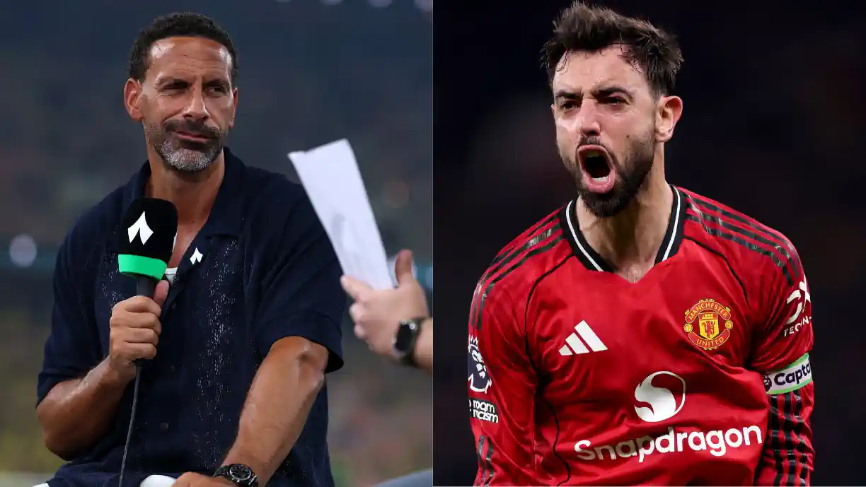 Rio Ferdinand teceu grandes elogios sobre a importância de Bruno Fernandes no Manchester United apesar das recentes declarações do jogador
