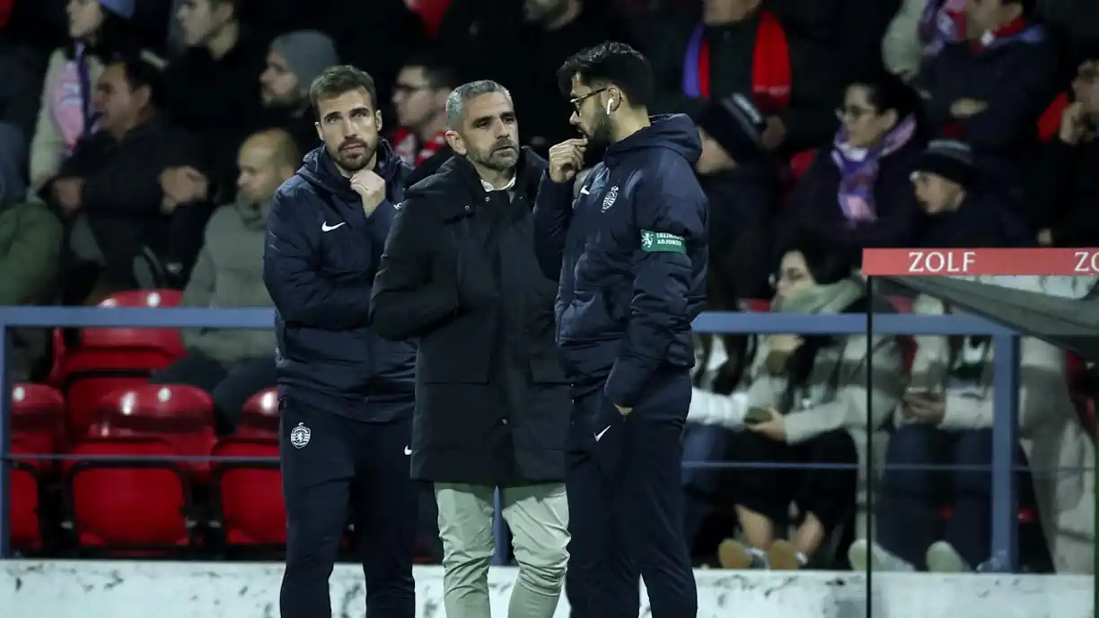 Rui Borges  foi questionado sobre o lance da expulsão de Gonçalo Inácio no Gil - Sporting, mas confessou que não conseguiu ver pelas câmaras