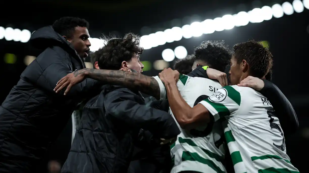 Comandados de Rui Borges entram para a última ronda da fase de liga da Champions League no 10.º lugar da classificação. Fotografia de Sporting