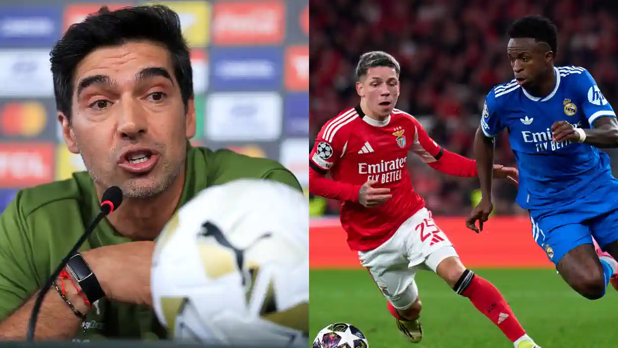 Abel Ferreira comentou o caso de alegado racismo que envolve Gianluca Prestianni e Vinícius Júnior, ocorrido no Benfica - Real Madrid