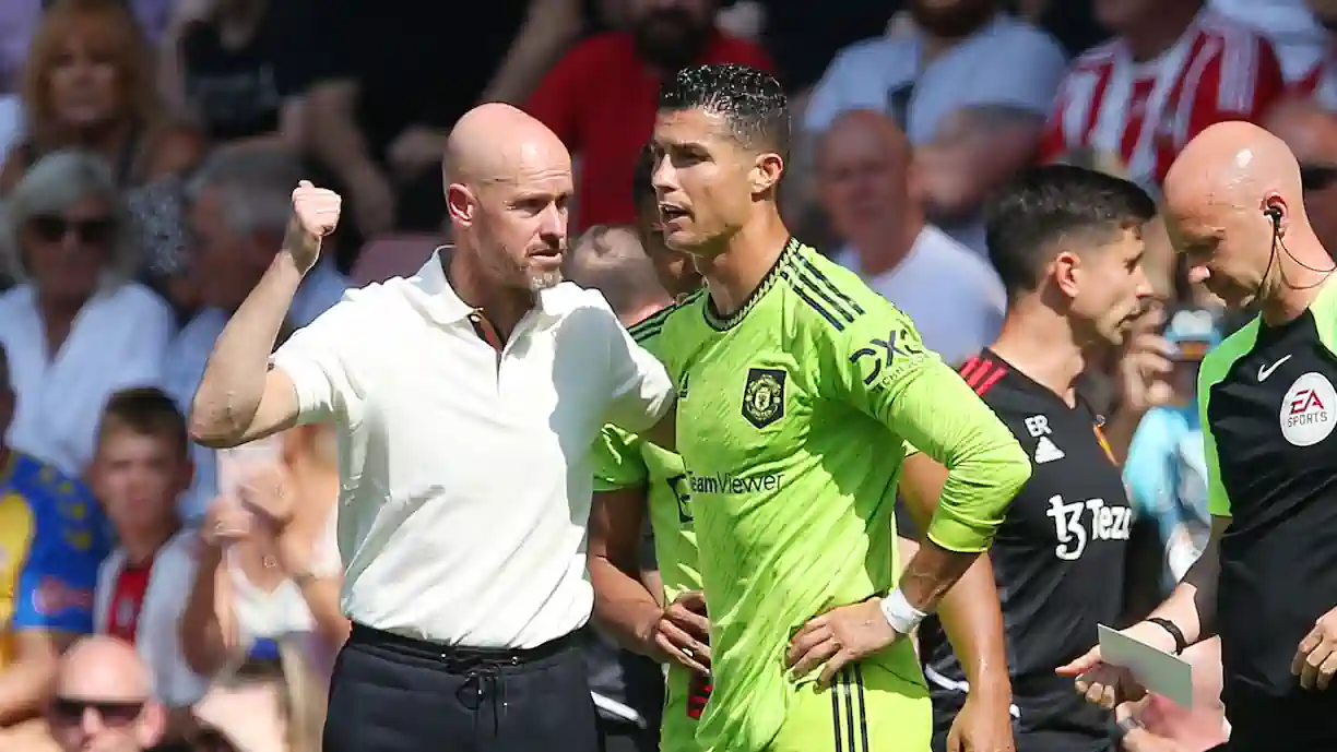 Novos dados sobre tensão vivida entre Cristiano Ronaldo e Erik ten Hag no Man Utd