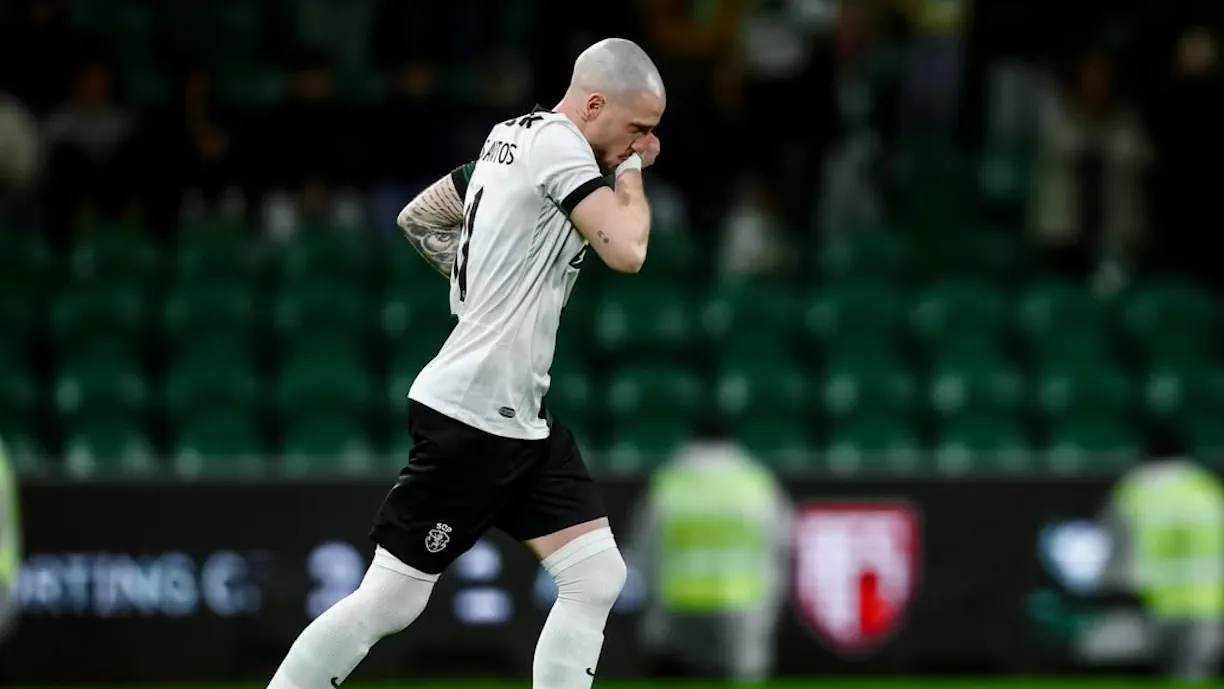 Jogador voltou a competir pela equipa principal do Sporting mais de 460 depois e deixou uma mensagem nas redes sociais. Fotografia do Instagram de Nuno Santos