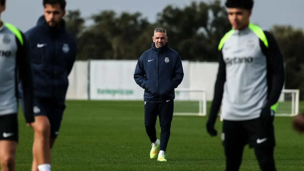 Rafael Nel foi a principal novidade na sessão de treinos de Rui Borges nesta sexta-feira, dia 13 de fevereiro