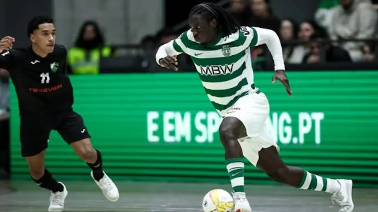 Zicky Té regressou aos jogos do Sporting e aproveitou para confirmar que não vai terminar a sua carreira no Futsal
