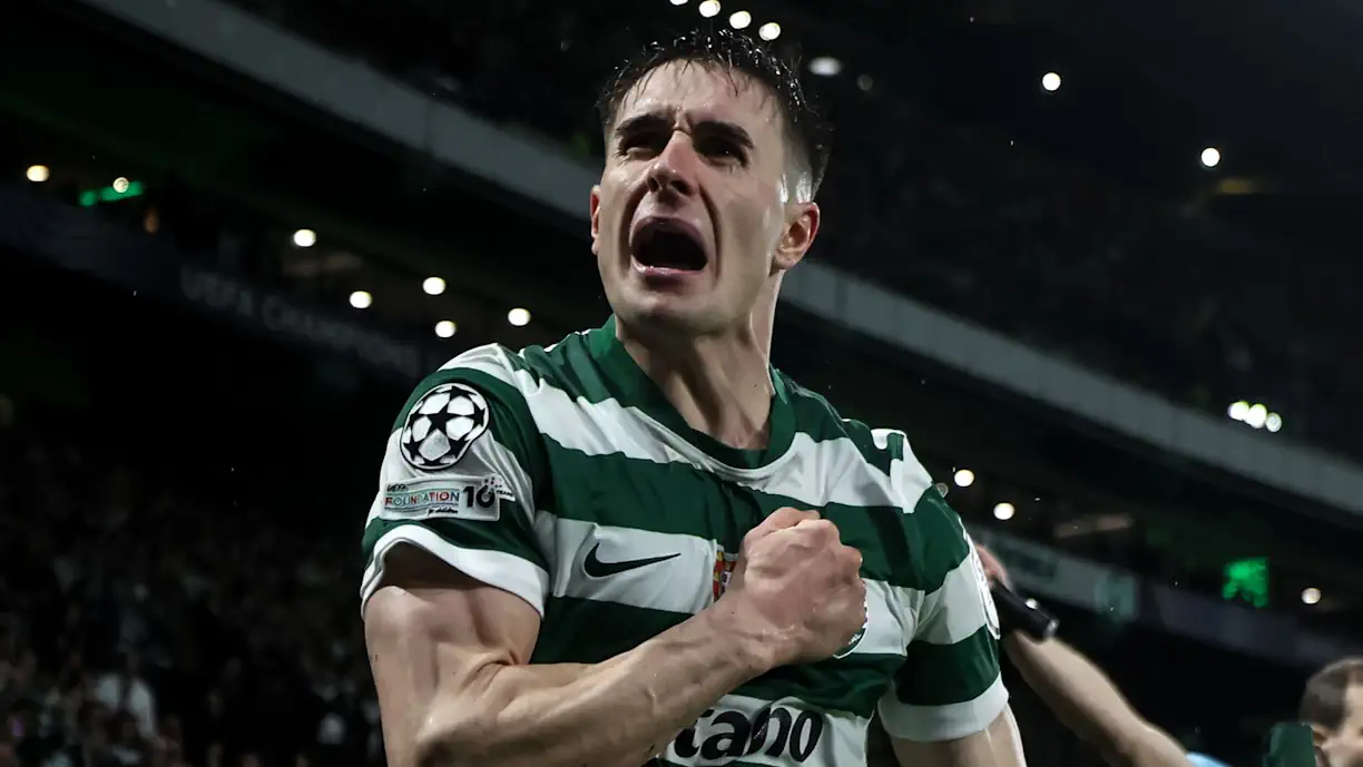 Iván Fresneda foi uma das figuras da noite histórica do Sporting e já abordou o jogo com o Arsenal e consequente regresso de Viktor Gyokeres a Alvalade