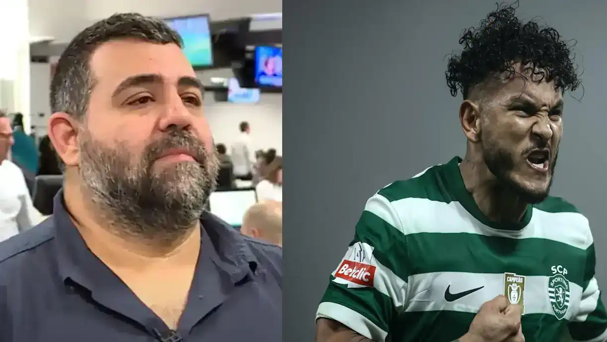 Luís Avelãs julga João Pinheiro por ter mostrado cartão amarelo a Suárez, após o goleador do Sporting ter dito que não era penálti