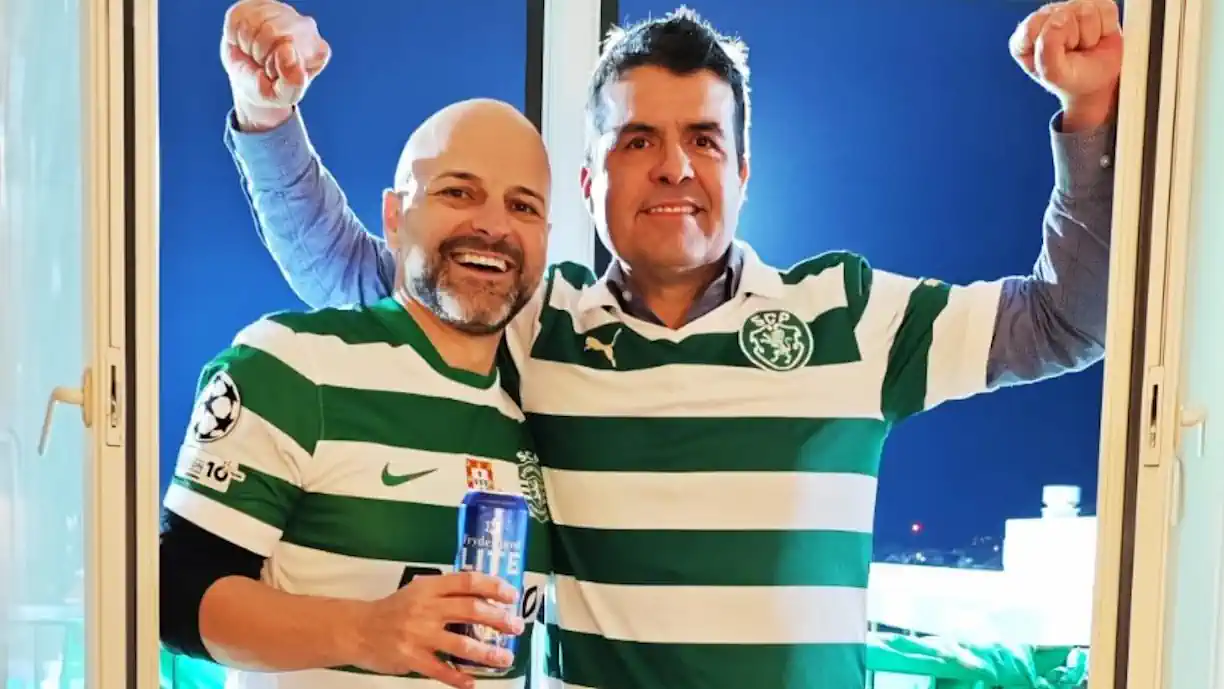 Exclusivo Leonino - Ricardo (à esquerda) está a viver algo único e espera triunfo do Sporting frente ao Bodø/Glimt, no encontro desta quarta-feira