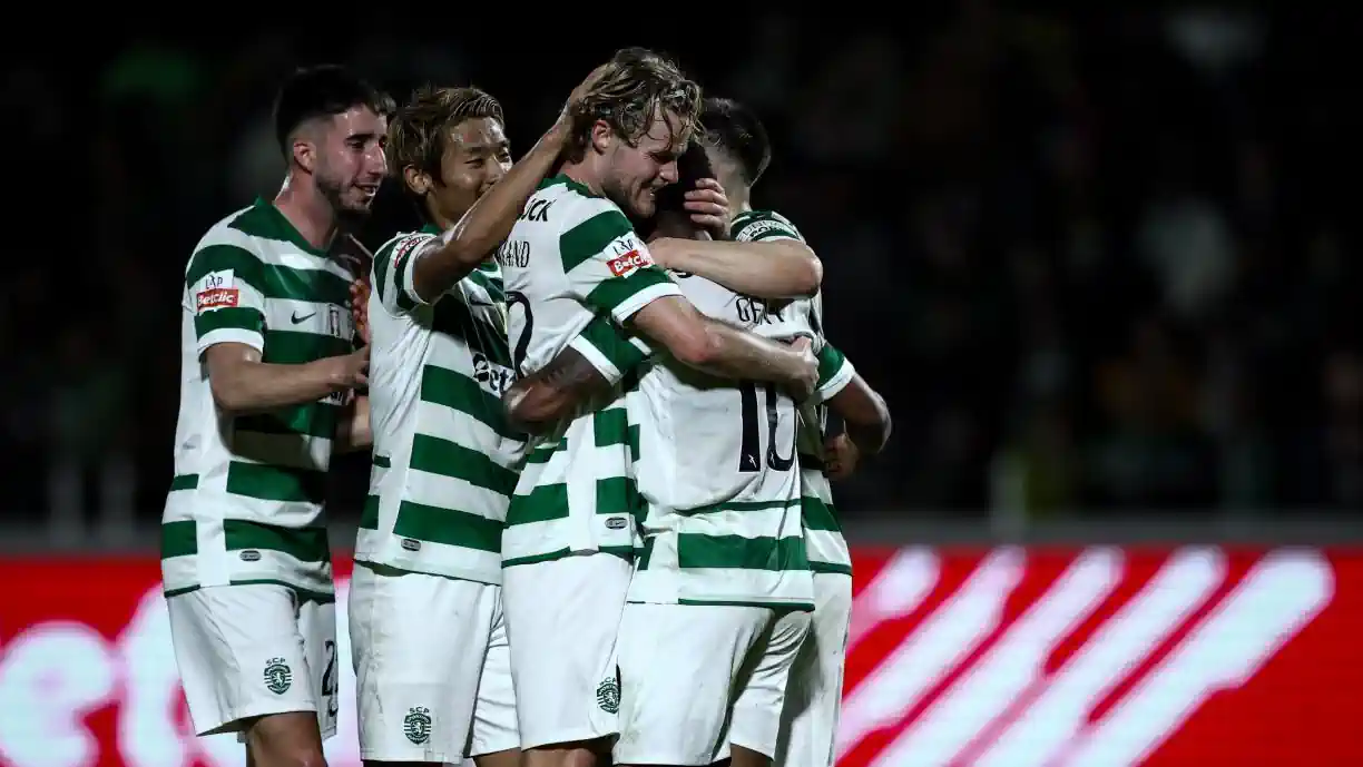 Com a goleada frente ao Alverca, Sporting elevou para 109 os golos marcados em 44 jogos esta época, ficando apenas atrás de Bayern e Barcelona