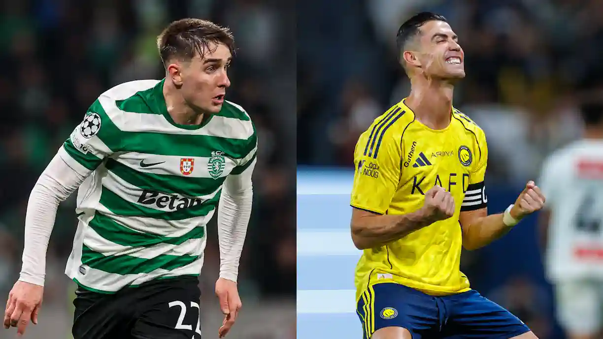 Iván Fresneda 'apanhado' a ler um livro sobre Cristiano Ronaldo