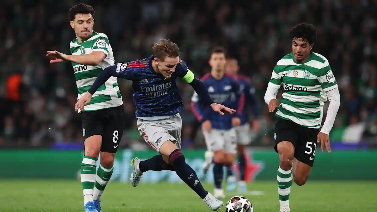 Após o Sporting - Arsenal, Pote lamentou a falta de sorte dos leões. O 'camisola 8' leonino acredita que "a eliminatória está em aberto