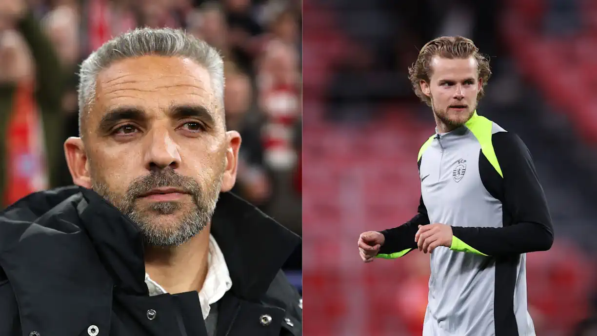 Eduardo Felicíssimo parece ser a opção de Rui Borges para combater a ausência de Morten Hjulmand no AFS - Sporting