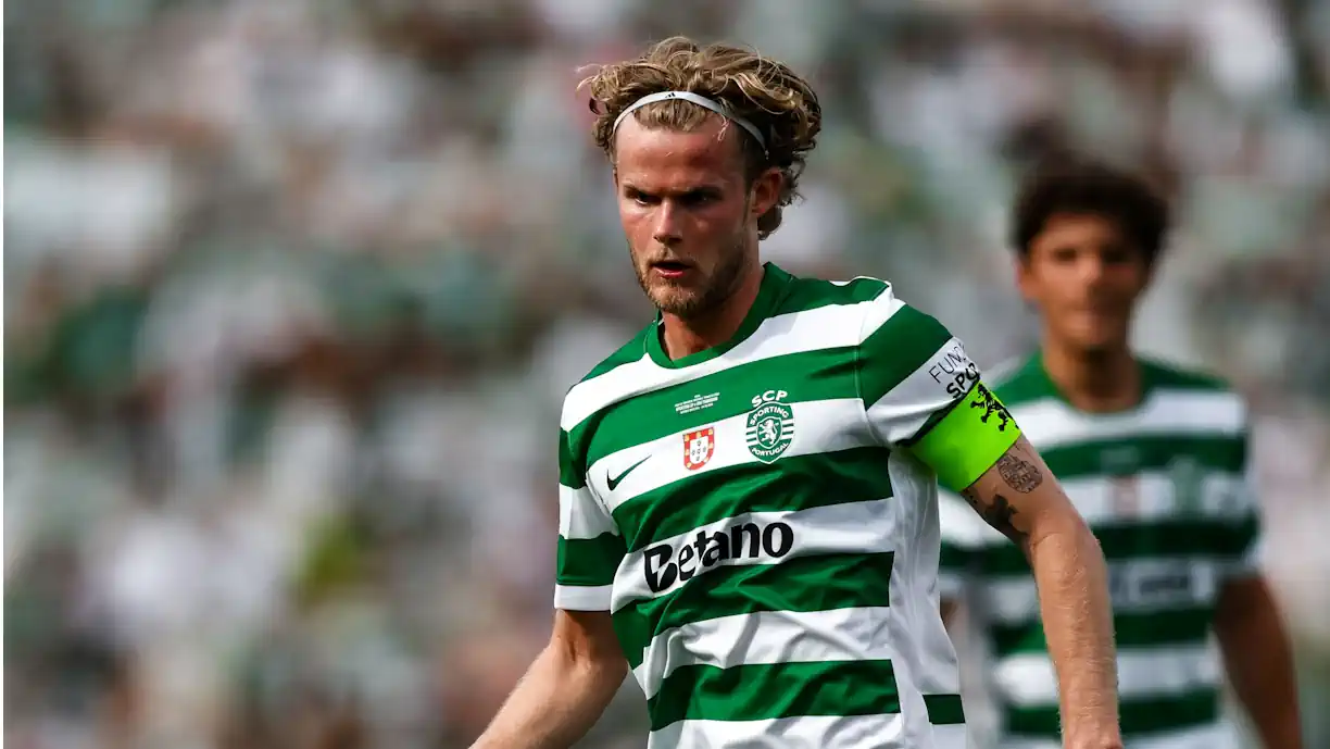Morten Hjulmand foi um dos jogadores que mais sentiu o desaire no Jamor, na partida entre Sporting e Torreense