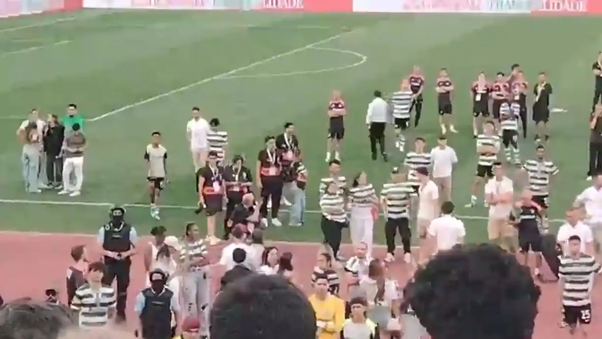 Depois da final da Taça de Portugal entre Sporting e Torreense, viveram-se momentos de tensão numa zona reservada a adeptos leoninos no Estádio Nacional