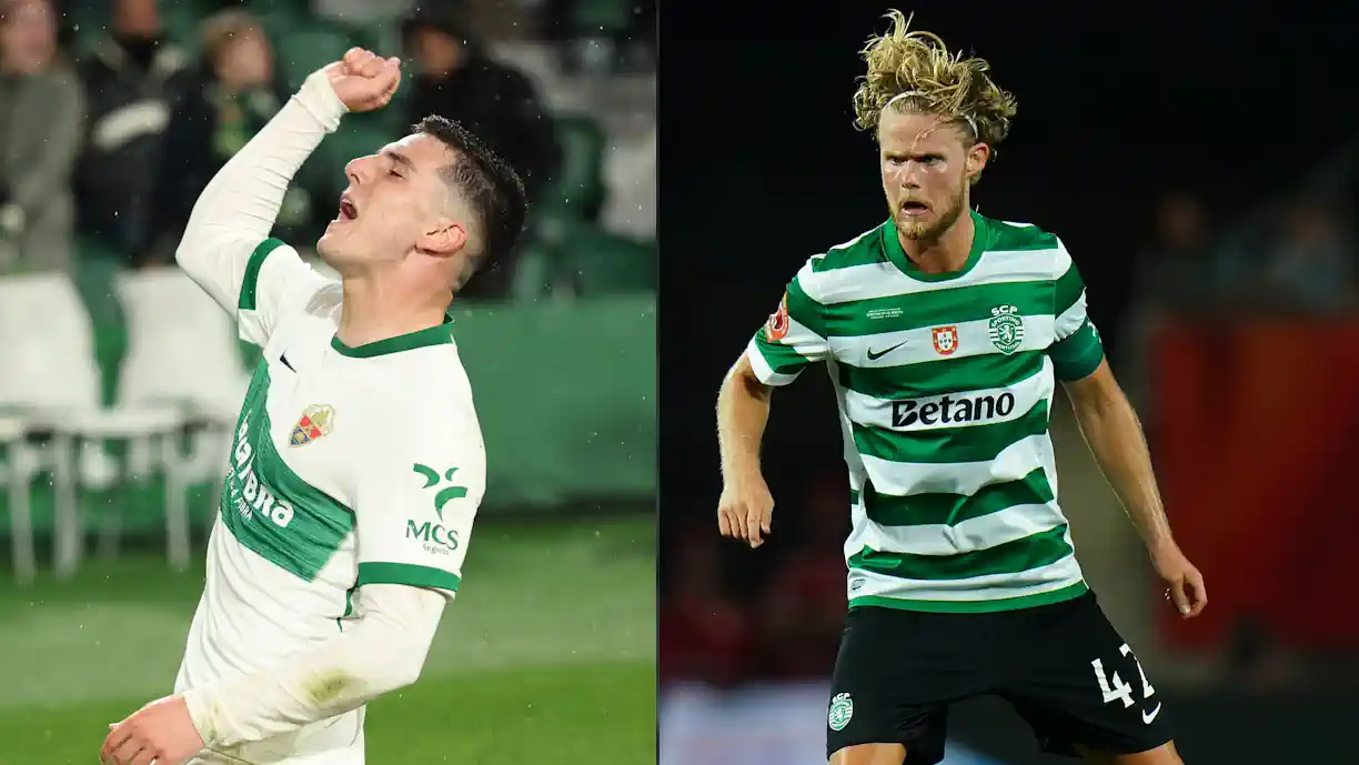 Nome de Martim Neto, médio do Elche, surge como possível solução por parte do ChatGPT para o lugar de Morten Hjulmand no Sporting